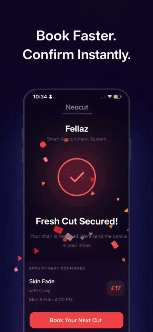 Booking flow experience